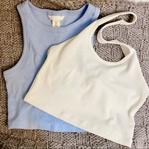 💙🤍 Bundle of 2 H&M Tops - Never Worn (PLS READ DESCRIPTION)